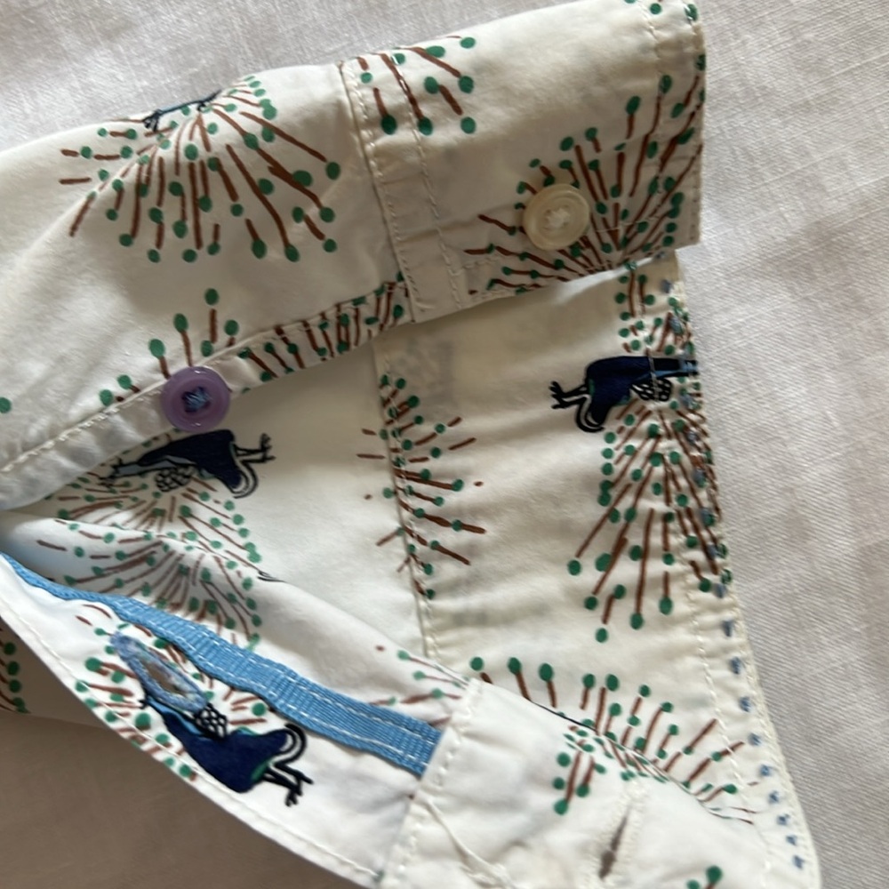 Boden peacock print shirt - Picture 6 of 9